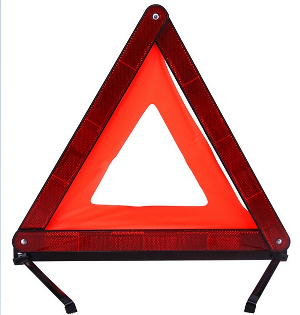 三角警示牌应该放在哪里？
